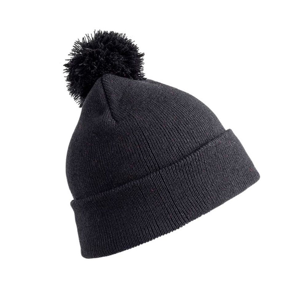 Result Core Pom Pom Beanie / Black